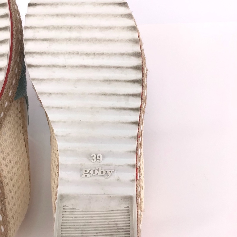 Goby Strawberry Print Espadrille Slip On Shoes Size 39 US 9 - Picture 10 of 10